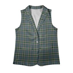 ScotsTee Shop Scottish Bahamas Women's Tartan Sleeveless Blazer Suit Vest