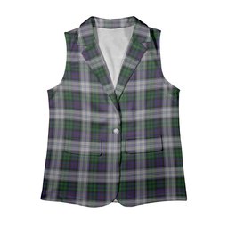 ScotsTee Shop Scottish Argyle Dress Women's Tartan Sleeveless Blazer Suit Vest