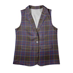 ScotsTee Shop Scottish Anderson W L Anderson, Stirling Women's Tartan Sleeveless Blazer Suit Vest