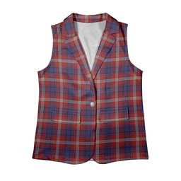 ScotsTee Shop Scottish Ainslie Women's Tartan Sleeveless Blazer Suit Vest