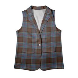 ScotsTee Shop Scottish Anderson MacGregor Hastie 3 Women's Tartan Sleeveless Blazer Suit Vest