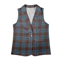 ScotsTee Shop Scottish Anderson Paton Women's Tartan Sleeveless Blazer Suit Vest