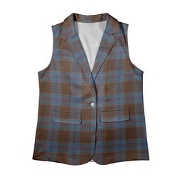 ScotsTee Shop Scottish Anderson MacGregor Hastie 4 Women's Tartan Sleeveless Blazer Suit Vest