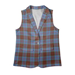 ScotsTee Shop Scottish Anderson Modern Women's Tartan Sleeveless Blazer Suit Vest