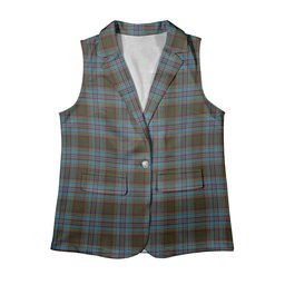 ScotsTee Shop Scottish Anderson Women's Tartan Sleeveless Blazer Suit Vest