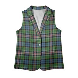 ScotsTee Shop Scottish Allison Ancient Women's Tartan Sleeveless Blazer Suit Vest