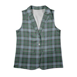 ScotsTee Shop Scottish Alexander of Menstry Hunting Women's Tartan Sleeveless Blazer Suit Vest