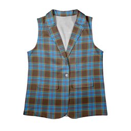 ScotsTee Shop Scottish Anderson SC Women's Tartan Sleeveless Blazer Suit Vest