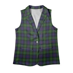 ScotsTee Shop Scottish Baillie (Fencibles) Women's Tartan Sleeveless Blazer Suit Vest
