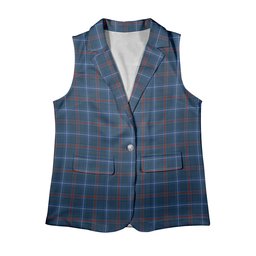 ScotsTee Shop Scottish American National Modern Women's Tartan Sleeveless Blazer Suit Vest