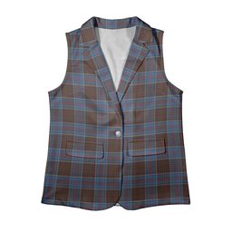 ScotsTee Shop Scottish Anderson STS Women's Tartan Sleeveless Blazer Suit Vest
