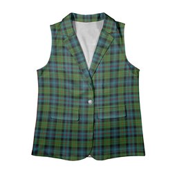 ScotsTee Shop Scottish Baillie Ancient Women's Tartan Sleeveless Blazer Suit Vest