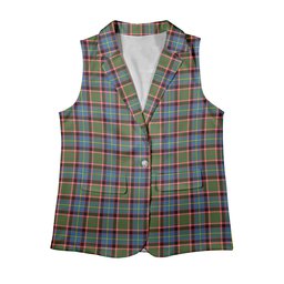 ScotsTee Shop Scottish Aikenhead Women's Tartan Sleeveless Blazer Suit Vest
