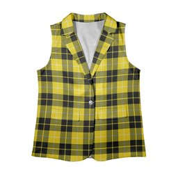 ScotsTee Shop Scottish Barclay Dress Modern Women's Tartan Sleeveless Blazer Suit Vest