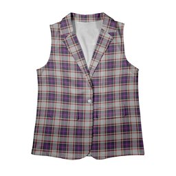 ScotsTee Shop Scottish Bruce of Kinnaird Dress (Dance) Women's Tartan Sleeveless Blazer Suit Vest