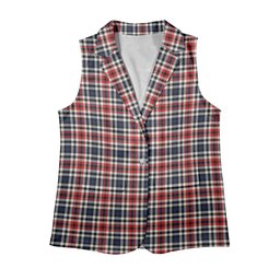 ScotsTee Shop Scottish Bell Border (Bell Southern Bell) Modern Women's Tartan Sleeveless Blazer Suit Vest