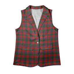 ScotsTee Shop Scottish Bruce Old Women's Tartan Sleeveless Blazer Suit Vest