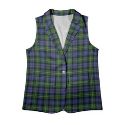 ScotsTee Shop Scottish Baillie Hunting Women's Tartan Sleeveless Blazer Suit Vest