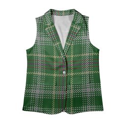 ScotsTee Shop Scottish Bryant Women's Tartan Sleeveless Blazer Suit Vest