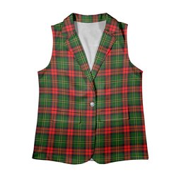 ScotsTee Shop Scottish Blackstock Women's Tartan Sleeveless Blazer Suit Vest