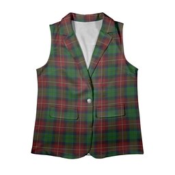 ScotsTee Shop Scottish Bryant Dalgleish Women's Tartan Sleeveless Blazer Suit Vest