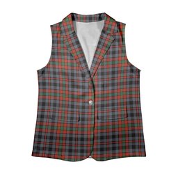 ScotsTee Shop Scottish Borthwick Ancient Women's Tartan Sleeveless Blazer Suit Vest