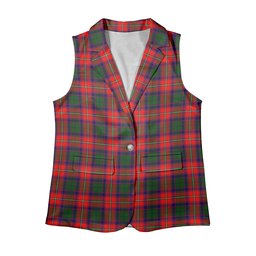 ScotsTee Shop Scottish Belshes Women's Tartan Sleeveless Blazer Suit Vest
