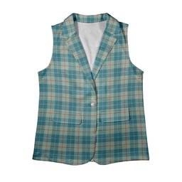 ScotsTee Shop Scottish Barclay Hunting #2 Ancient Clan Women's Tartan Sleeveless Blazer Suit Vest