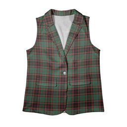 ScotsTee Shop Scottish Buchan Ancient Women's Tartan Sleeveless Blazer Suit Vest