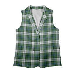 ScotsTee Shop Scottish Black Watch Dress Ancient Women's Tartan Sleeveless Blazer Suit Vest