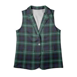 ScotsTee Shop Scottish Baillie of Polkemmet Modern Women's Tartan Sleeveless Blazer Suit Vest