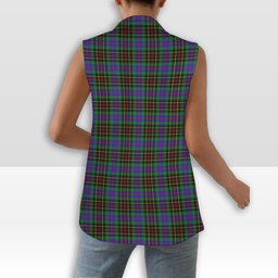 ScotsTee Shop Scottish Brodie Hunting Modern Women's Tartan Sleeveless Blazer Suit Vest