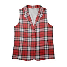 ScotsTee Shop Scottish Brodie Dress Modern Women's Tartan Sleeveless Blazer Suit Vest