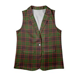 ScotsTee Shop Scottish Buchan Modern Women's Tartan Sleeveless Blazer Suit Vest