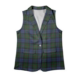 ScotsTee Shop Scottish Baird Women's Tartan Sleeveless Blazer Suit Vest