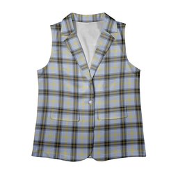 ScotsTee Shop Scottish Bell of the Borders SC Women's Tartan Sleeveless Blazer Suit Vest