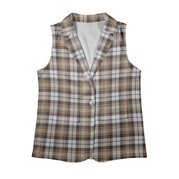 ScotsTee Shop Scottish Baillie Dress Modern Clan Women's Tartan Sleeveless Blazer Suit Vest