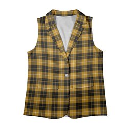 ScotsTee Shop Scottish Barclay Dress Ancient Clan Women's Tartan Sleeveless Blazer Suit Vest