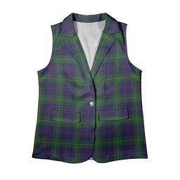 ScotsTee Shop Scottish Boyle Women's Tartan Sleeveless Blazer Suit Vest