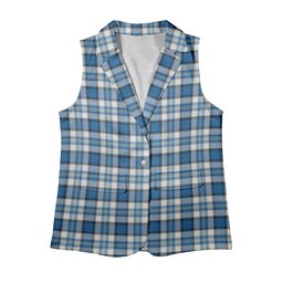 ScotsTee Shop Scottish Craig Paisley Ancient Women's Tartan Sleeveless Blazer Suit Vest