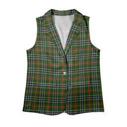 ScotsTee Shop Scottish Bisset SC Women's Tartan Sleeveless Blazer Suit Vest