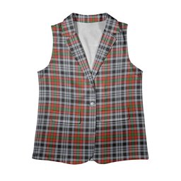 ScotsTee Shop Scottish Borthwick Dress Ancient Women's Tartan Sleeveless Blazer Suit Vest