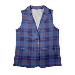 ScotsTee Shop Scottish Bryson 1988 Women's Tartan Sleeveless Blazer Suit Vest