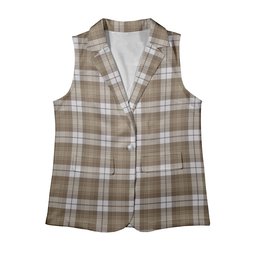 ScotsTee Shop Scottish Baillie Dress Ancient Clan Women's Tartan Sleeveless Blazer Suit Vest