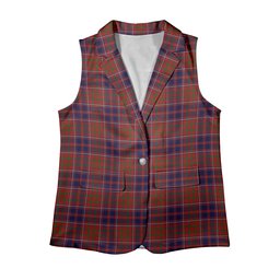 ScotsTee Shop Scottish Cameron of Locheil Original Women's Tartan Sleeveless Blazer Suit Vest
