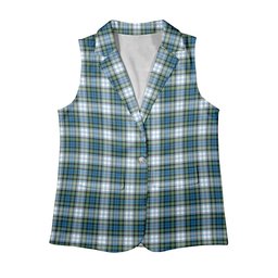 ScotsTee Shop Scottish Campbell Dress Ancient 02 Women's Tartan Sleeveless Blazer Suit Vest