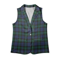 ScotsTee Shop Scottish Cheape of Torosay Women's Tartan Sleeveless Blazer Suit Vest