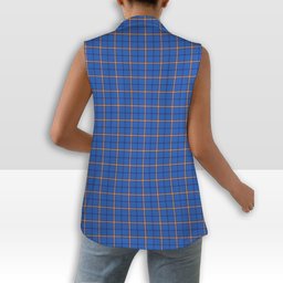 ScotsTee Shop Scottish Clark's Harbour Women's Tartan Sleeveless Blazer Suit Vest