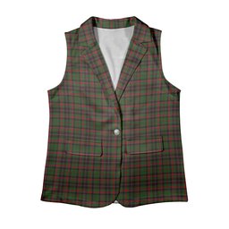 ScotsTee Shop Scottish Cumming Hunting Women's Tartan Sleeveless Blazer Suit Vest