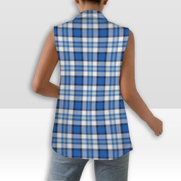 ScotsTee Shop Scottish Craig Paisley Modern Women's Tartan Sleeveless Blazer Suit Vest